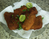 Filé de peixe empanado (crocante)