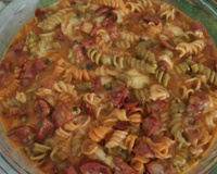 Macarrão na panela de pressão