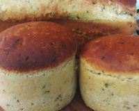 Pão de ervas e especiarias árabes