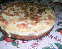 Torta merengue de banana da terra