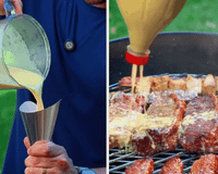 Parei de usar apenas sal grosso no churrasco depois que aprendi a fazer esse tempero líquido: uso para regar as carnes e os espetinhos enquanto assam e fica uma delícia
