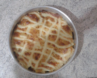 Escondidinho de macaxeira com carne seca