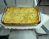 Torta rápida de sobras de frango