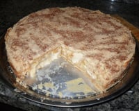 Bolo de farofa com banana