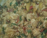Moqueca de frango à baiana