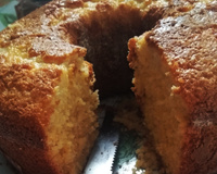 Bolo de milho feito com cuscuz