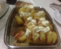 Batata assada com bacon