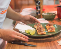 Esfiha folhada de carne