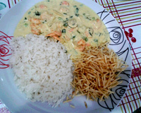 Camarão ao molho de mostarda