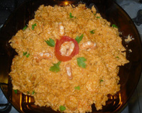Risoto de camarão à minha moda