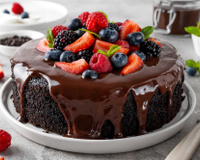 Esse bolo de chocolate bem molhadinho e com cobertura de brigadeiro é a guloseima preferida das festas da minha família; veja como fazer