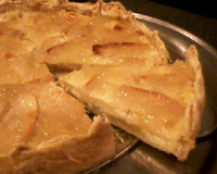 Torta de Maçã com Creme