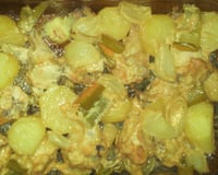 Coxa e sobrecoxa de frango assado