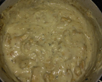 Peito de frango com molho branco