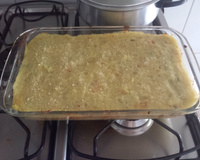 Escondidinho de frango com batata doce fit