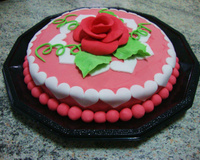 Bolo com pasta americana