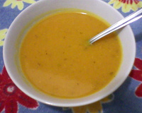 Sopa creme de abóbora