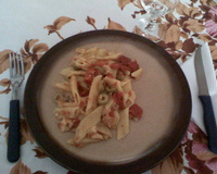 Macarrão com tomate seco