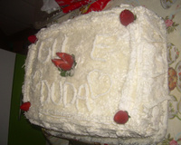 Bolo de morango