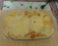 Lasanha de frango ao molho branco