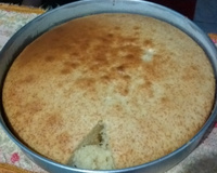 Bolo de baunilha bem simples