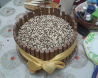 Bolo barril de confete