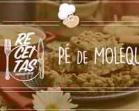 Pé de moleque de leite condensado