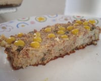 Torta de carne moída com massa de chuchu