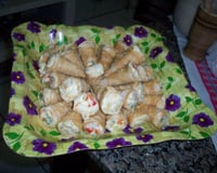 Canudinho recheado (salada com maionese)