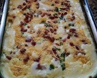 Batata gratinada
