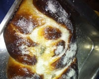 Pão doce de leite condensado de liquidificador