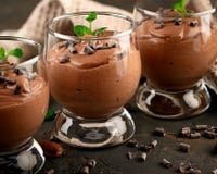 Mousse de chocolate vegano