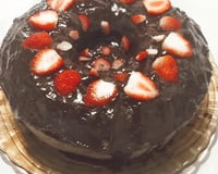 bolo vulcão de chocolate