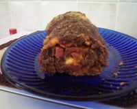 Rocambole de carne moída