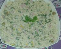Salada de macarrão deliciosa