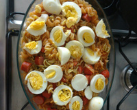 Macarrão com salsicha