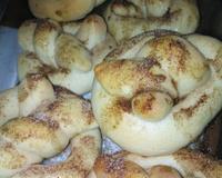 Pretzel de açúcar e canela