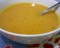 Sopa creme de abóbora