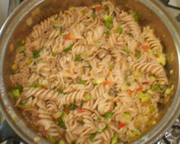 Macarrão Integral com Legumes
