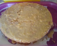 Bolo molhadinho de doce de leite