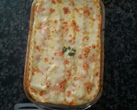 Lasanha de frango ao molho branco