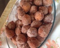 Bolinho de chuva com banana
