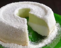 Pudim de maria-mole de coco