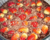 Voltei a ser criança com esse doce de morango com chocolate da minha avó que eu fiz e meus filhos amaram