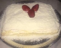 Bolo mousse de leite ninho