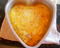 Abóbora cozida no requeijão - jantar super rápido