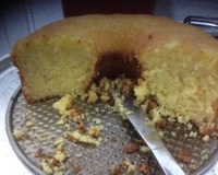 Bolo de laranja com calda