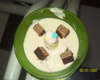 Creme de limão com Bis