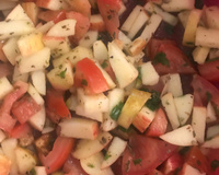 Salada simples e deliciosa de maçã