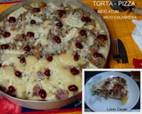 Torta -Pizza rápida de sardinha